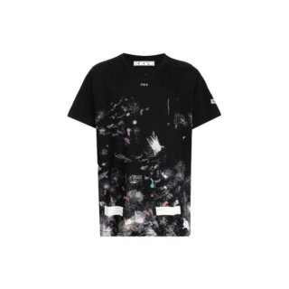 Off-White Galaxy Brushed Black T-shirt