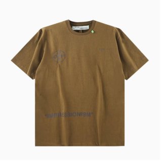 Off-White Impressionism Brown T-shirt