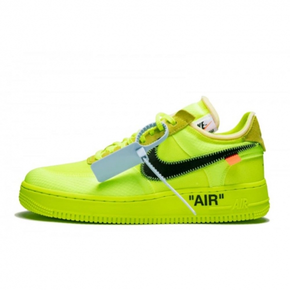 Unique Off-White x Nike Air Force Ones 1 Low Off-White "Volt" AO4606-700